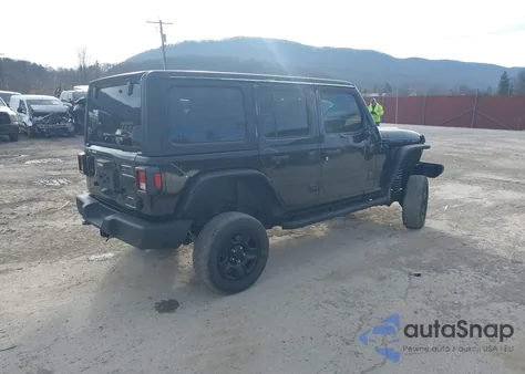 2022 Jeep Wrangler Unlimited Sport 4X4 z USA, uszkodzony, nr VIN 1C4HJXDG2NW116921